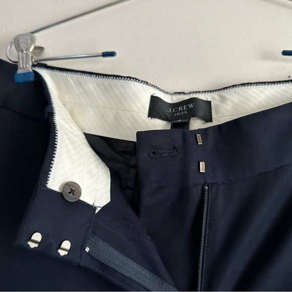 J. Crew 1035 Navy Blazer Pantsuit Set - Picture 7 of 11